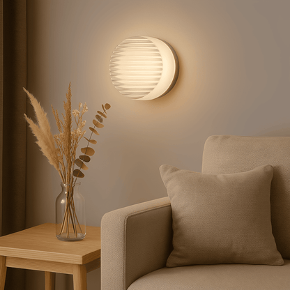 HaloGlow – Round LED Wall Light with Soft Illumination – Modern Design for Elegant Spaces 1