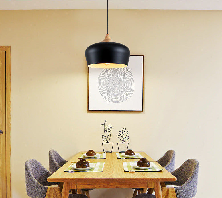 Deo Nordic Minimalist Pendant Light - Modern Design with Wooden Accent for Elegant Spaces 13