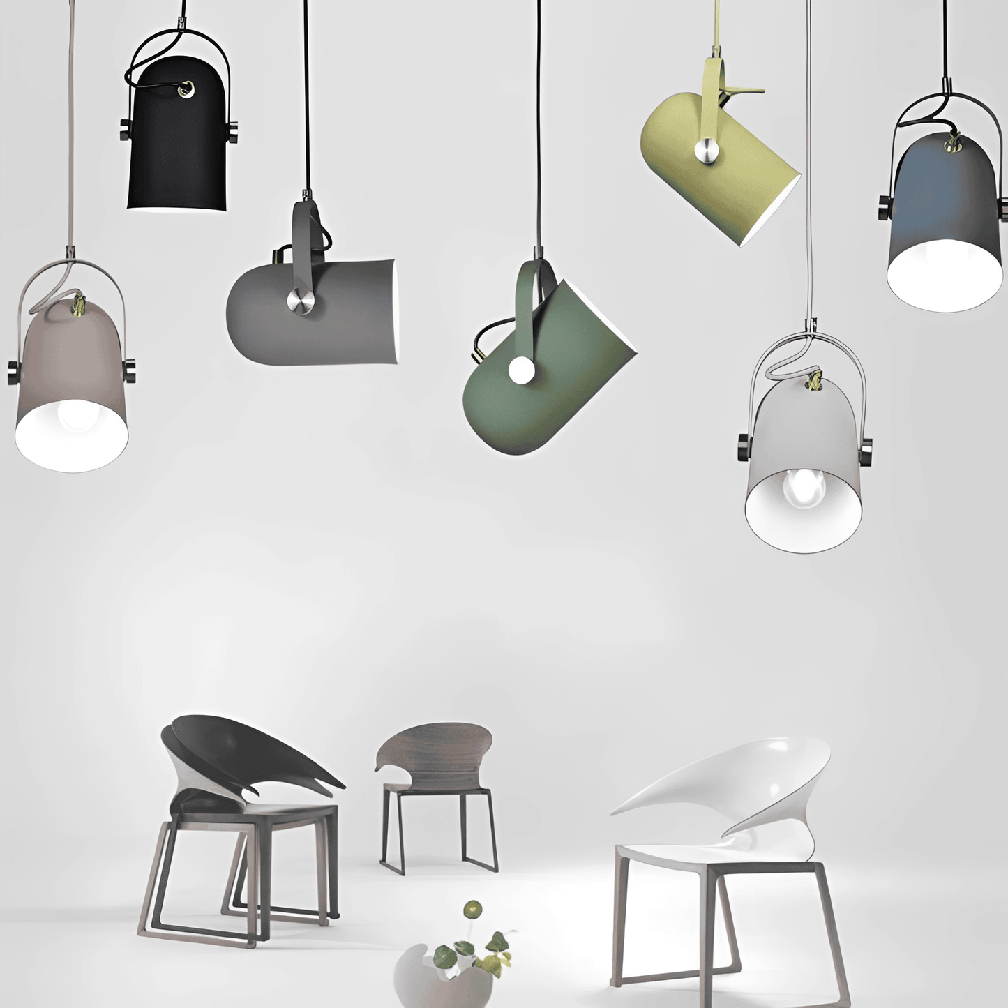 Hemme | Adjustable Nordic Pendant Light with Matte Finish – Modern Illumination for Dining and Workspaces 8