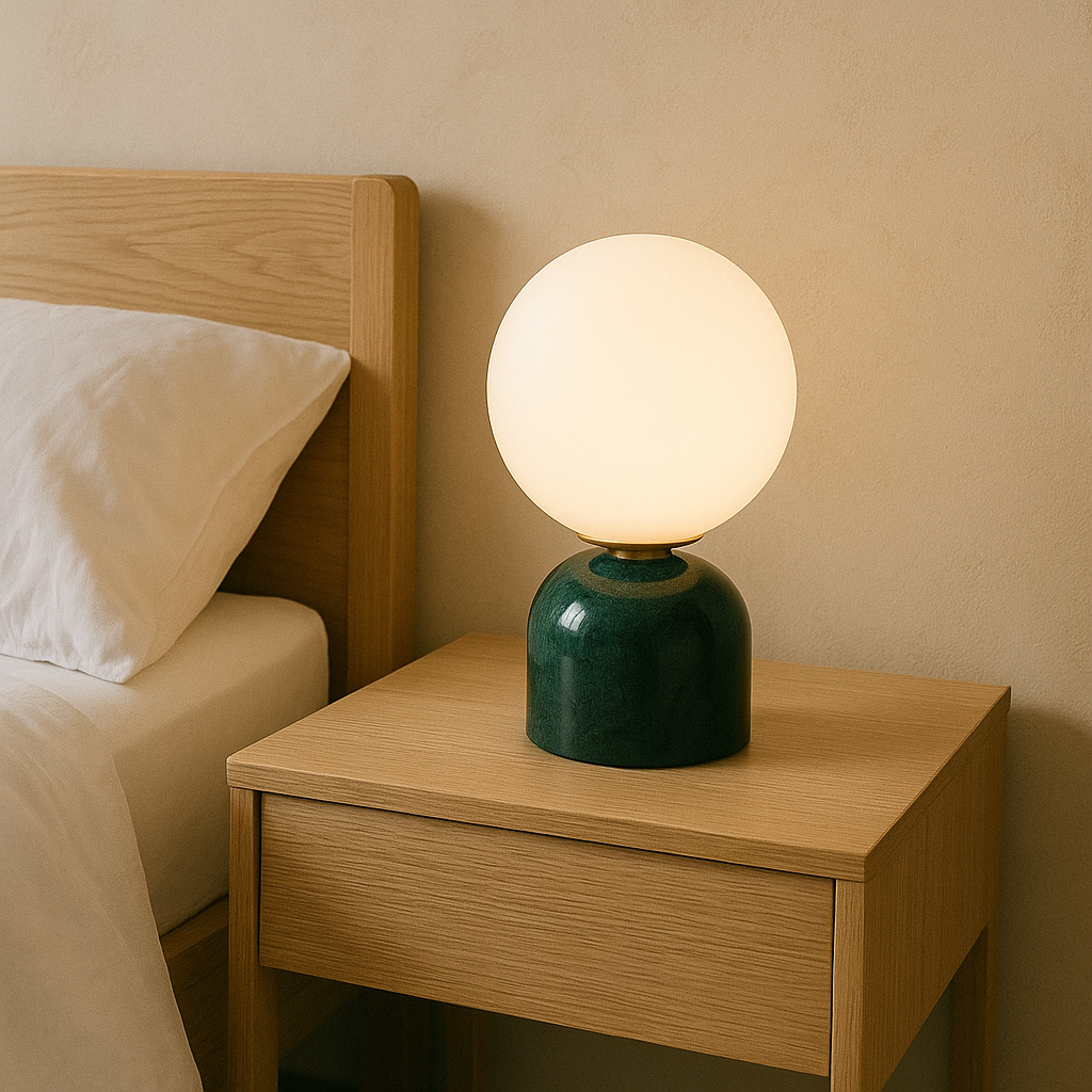 Modern Marble Globe Table Lamp