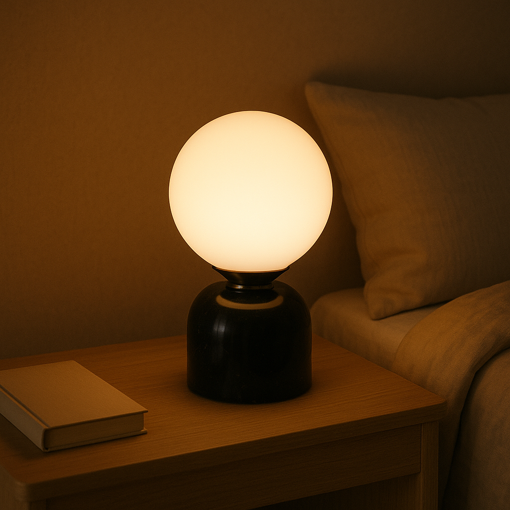 Modern Marble Globe Table Lamp