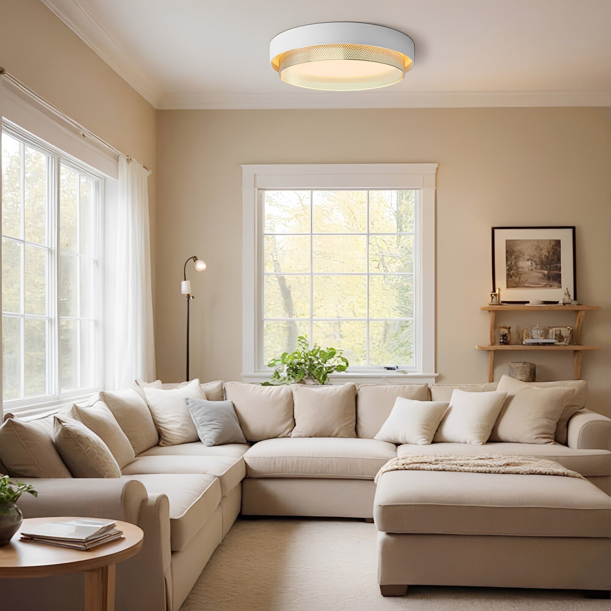 HolloLume – Minimalist Round LED Ceiling Light with Energy-Efficient Design – Perfect Illumination for Modern Spaces 1