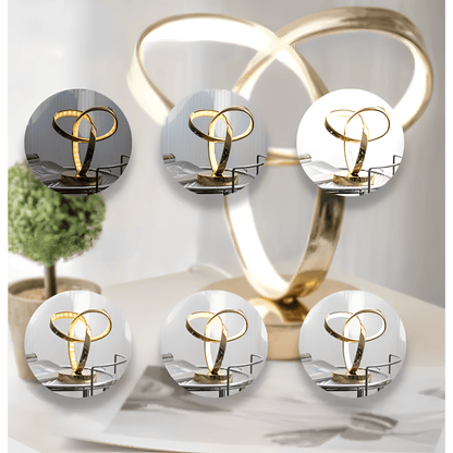 Ignis | Ring-Shaped Reading Lamp with Adjustable Warm Lighting – Stylish Design for Modern Spaces 5