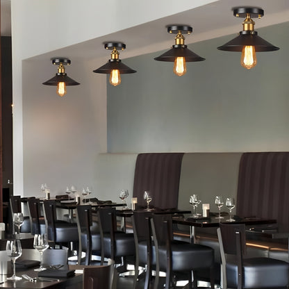 IndusLid | Vintage Pendant Light with Industrial Design & Eco-Friendly Finish for Retro Charm 2