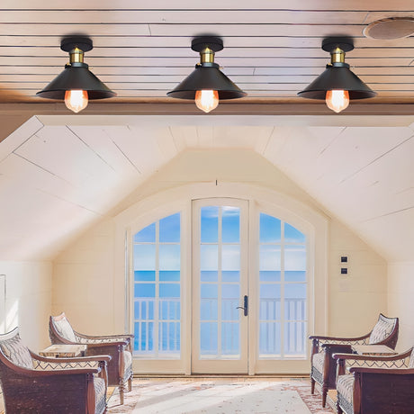 IndusLid | Vintage Pendant Light with Industrial Design & Eco-Friendly Finish for Retro Charm 3