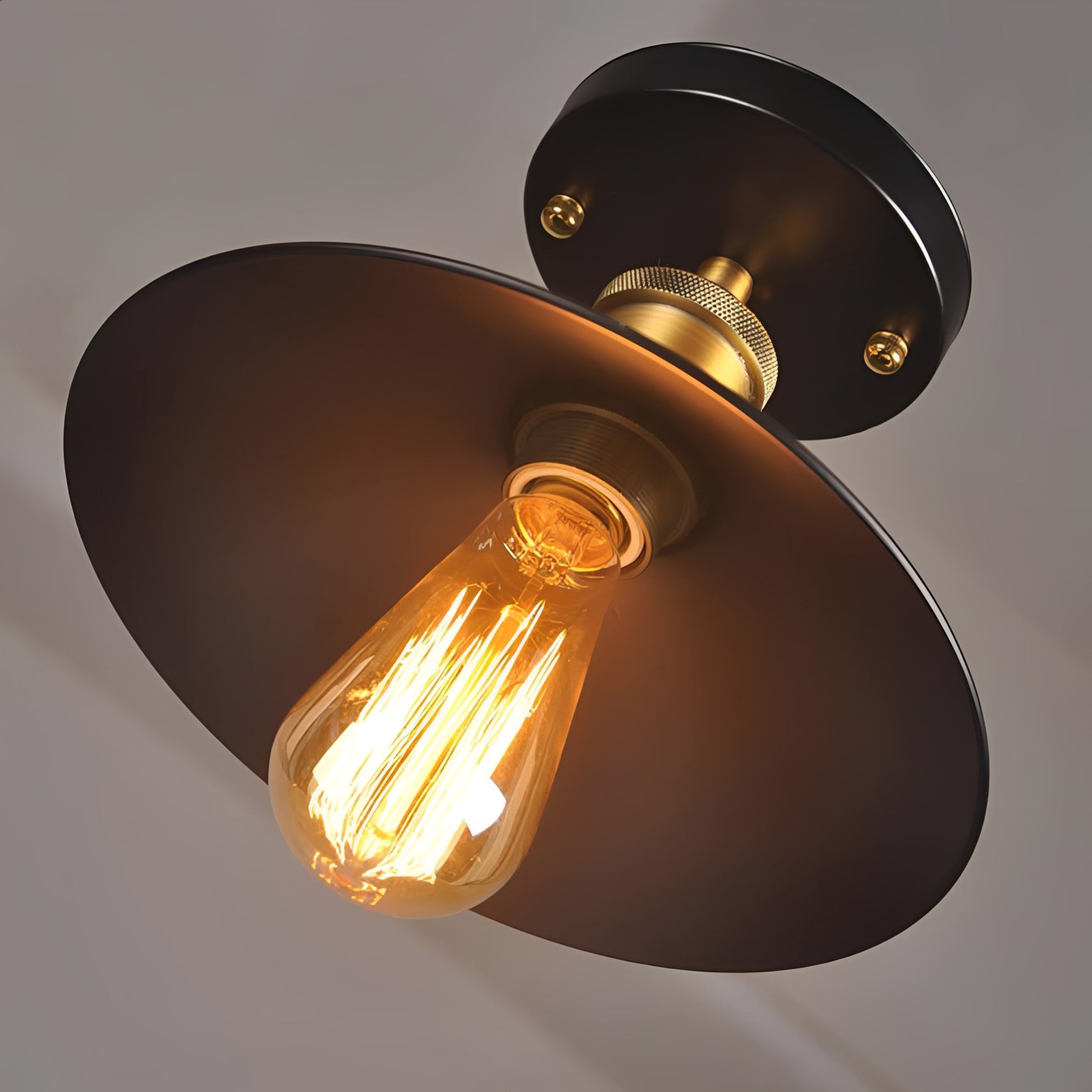IndusLid | Vintage Pendant Light with Industrial Design & Eco-Friendly Finish for Retro Charm 6