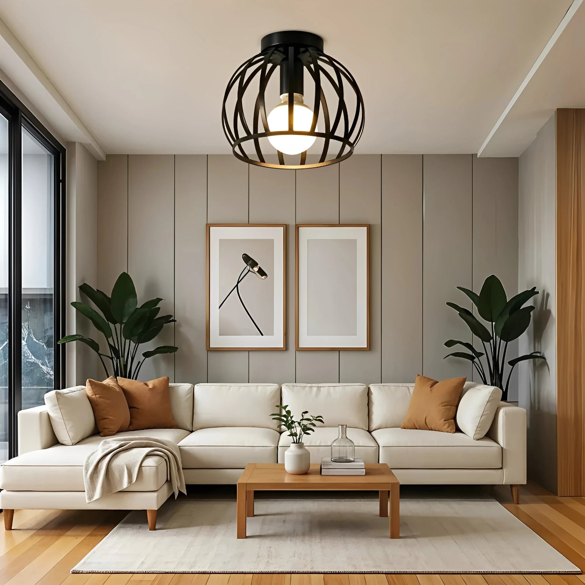Luminara | Industrial Ceiling Light with Vintage Metal Design – Stylish Illumination for Modern Spaces 4
