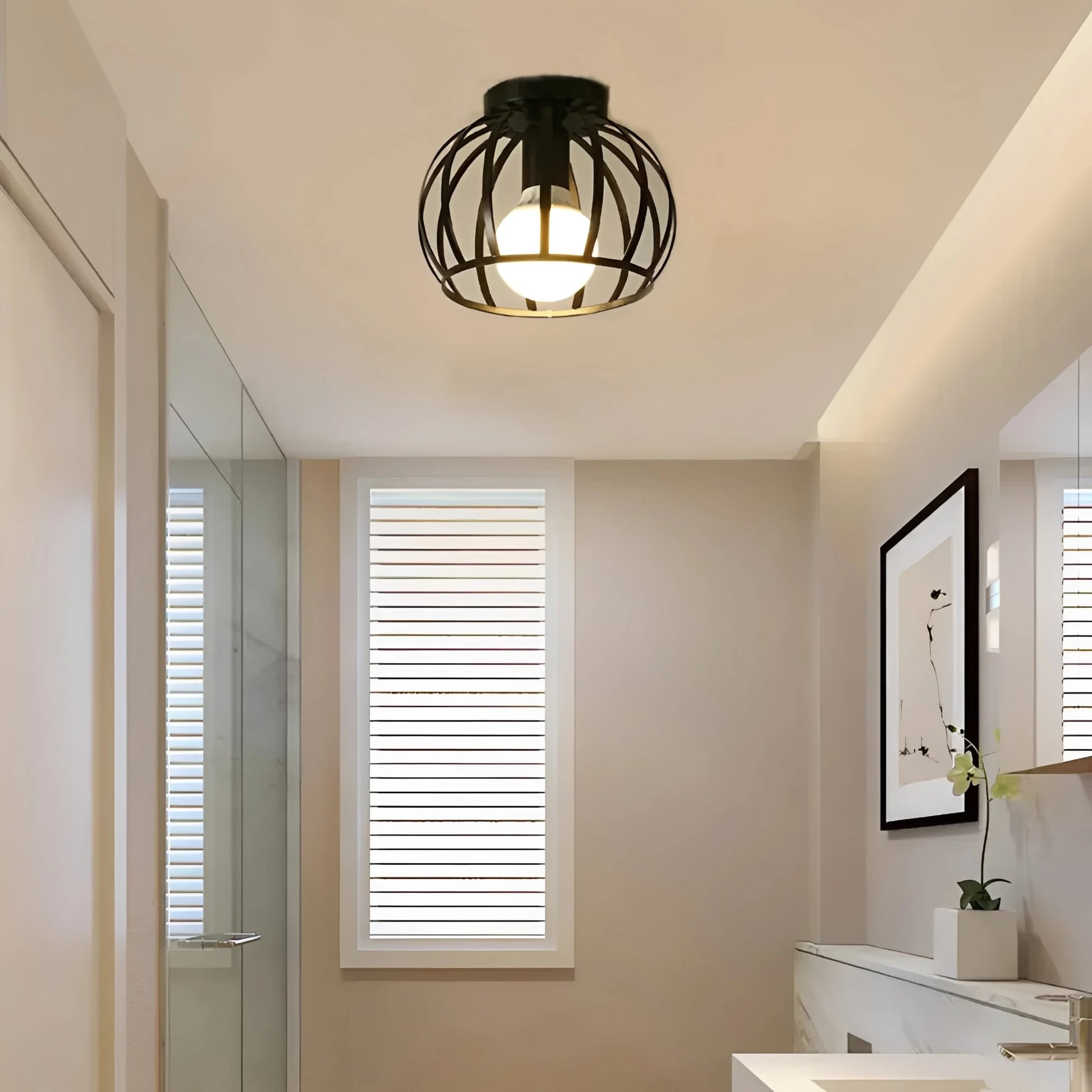 Luminara | Industrial Ceiling Light with Vintage Metal Design – Stylish Illumination for Modern Spaces 9
