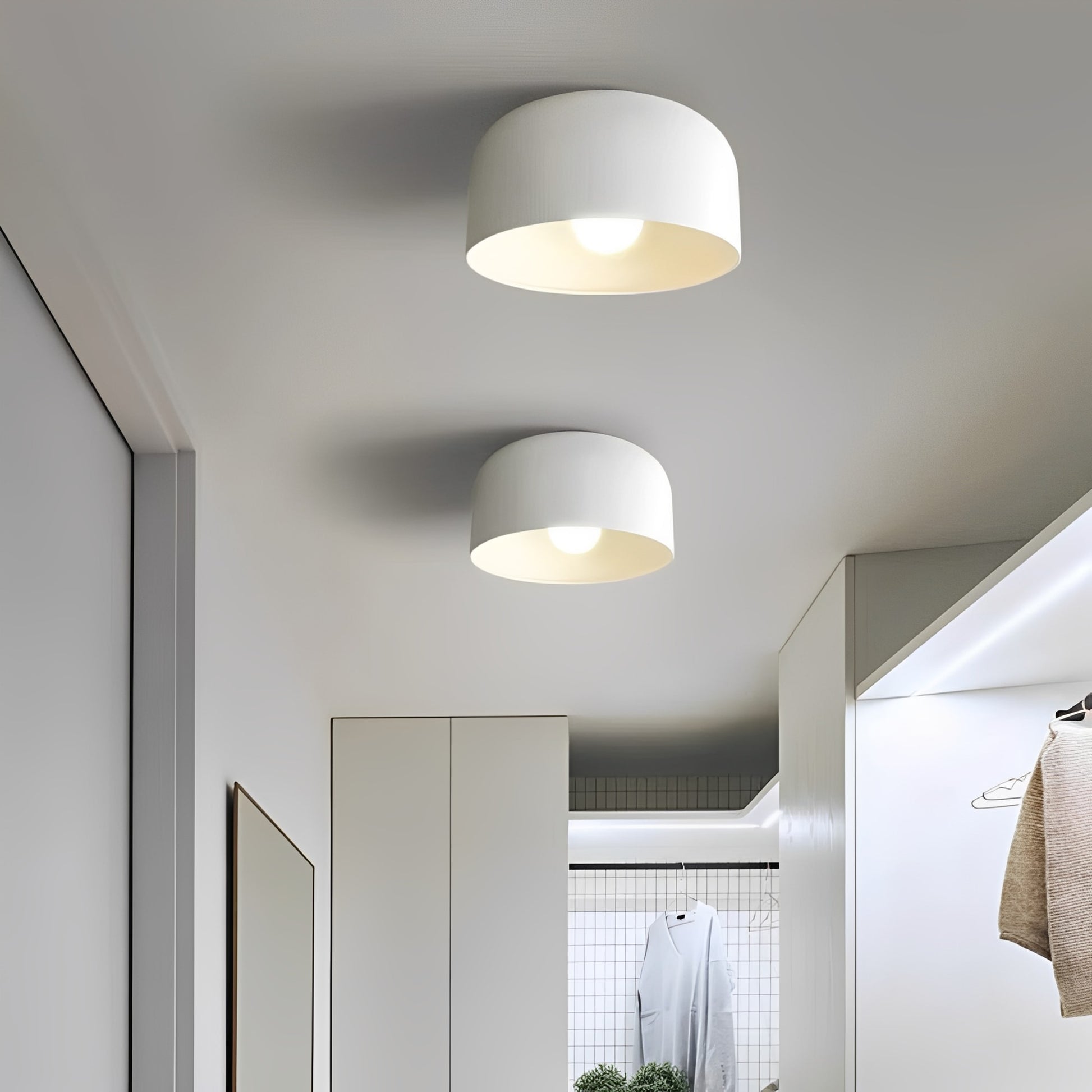 IronGlow | Modern Ceiling Light Fixture with Flush-Mount Design – Elegant Illumination for Any Room 2