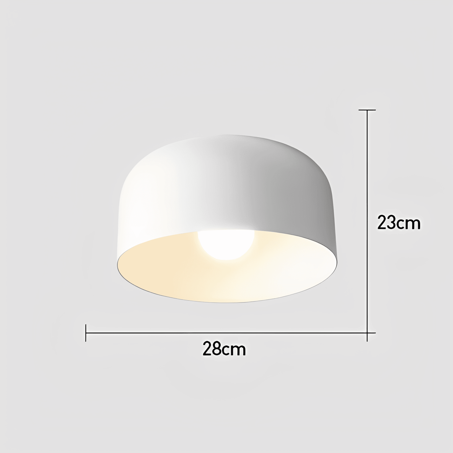 IronGlow | Modern Ceiling Light Fixture with Flush-Mount Design – Elegant Illumination for Any Room 3