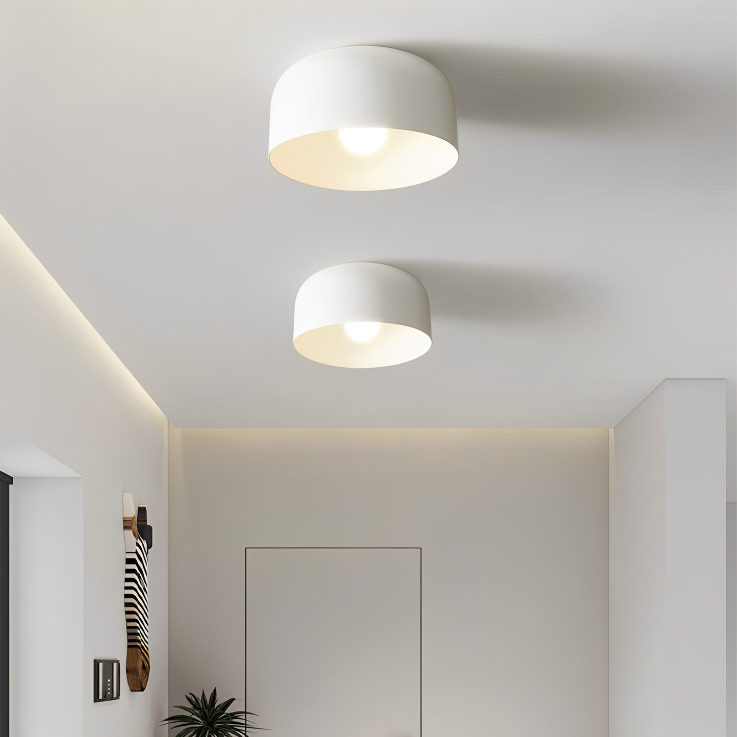 IronGlow | Modern Ceiling Light Fixture with Flush-Mount Design – Elegant Illumination for Any Room 4