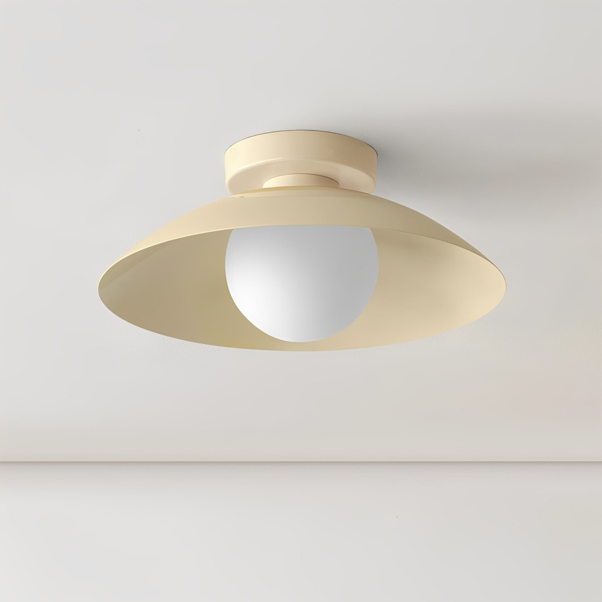 Modern Flush-Mounted Metal Ceiling Light Fixture with Elegant Design – Versatile Illumination for Any Room 2