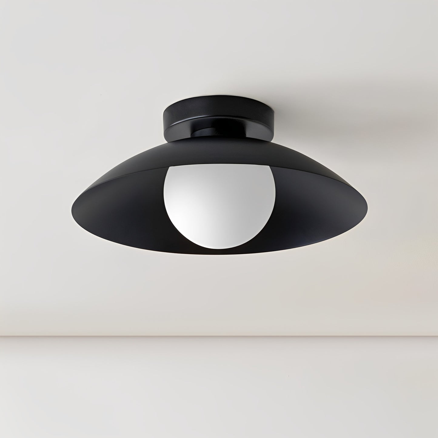 Modern Flush-Mounted Metal Ceiling Light Fixture with Elegant Design – Versatile Illumination for Any Room 4
