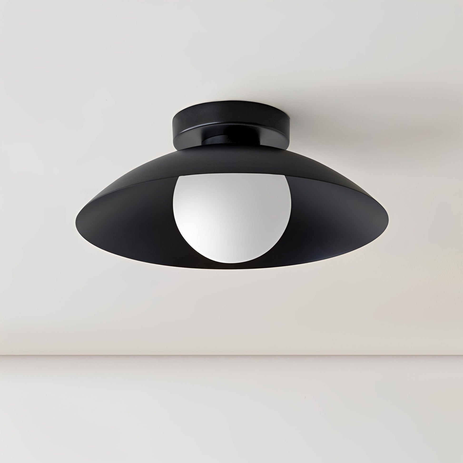 Modern Flush-Mounted Metal Ceiling Light Fixture with Elegant Design – Versatile Illumination for Any Room 4