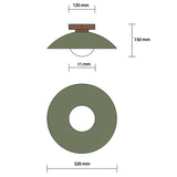 Modern Flush-Mounted Metal Ceiling Light Fixture with Elegant Design – Versatile Illumination for Any Room 9
