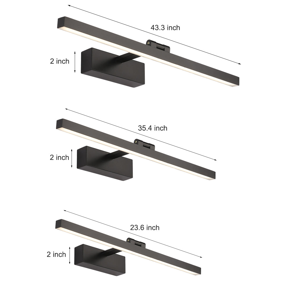 Elegant Rotatable LED Bathroom Wall Lamp - Adjustable Lighting for Versatile Use 12