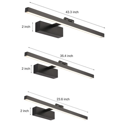 Elegant Rotatable LED Bathroom Wall Lamp - Adjustable Lighting for Versatile Use 12