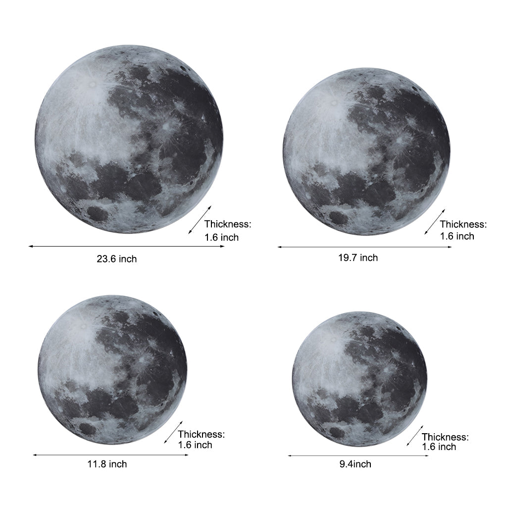 Lunar Moon-Shaped LED Wall Lamp - Dimmable Design for Artistic Ambiance 13