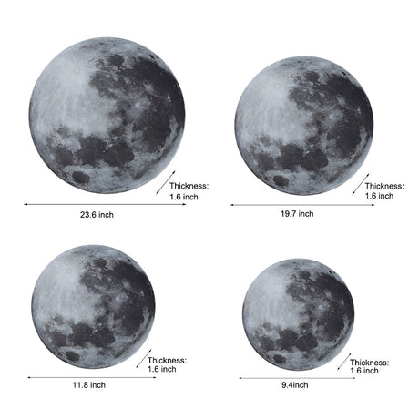 Lunar Moon-Shaped LED Wall Lamp - Dimmable Design for Artistic Ambiance 13
