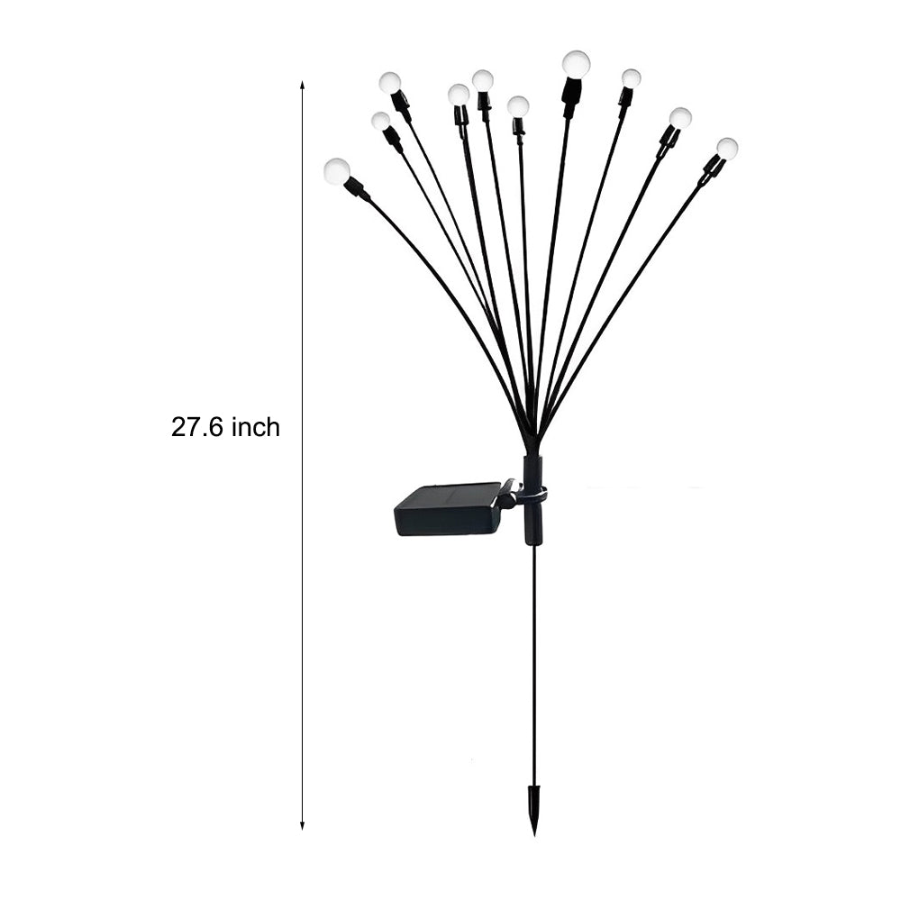 Solar-Powered Firefly Garden Lights - Waterproof LED Lanterns for Romantic Outdoor Ambiance 10