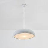 Celestia Round LED Pendant Lamps - Modern White Metal Lighting for Bedrooms & Living Rooms 13