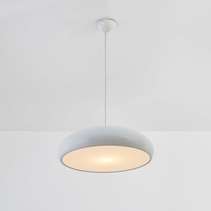 Celestia Round LED Pendant Lamps - Modern White Metal Lighting for Bedrooms & Living Rooms 13
