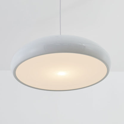 Celestia Round LED Pendant Lamps - Modern White Metal Lighting for Bedrooms & Living Rooms 17