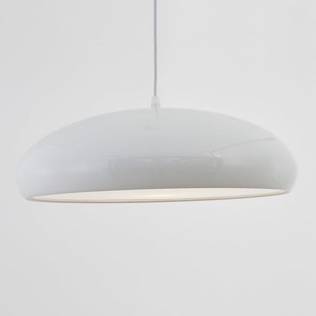 Celestia Round LED Pendant Lamps - Modern White Metal Lighting for Bedrooms & Living Rooms 18