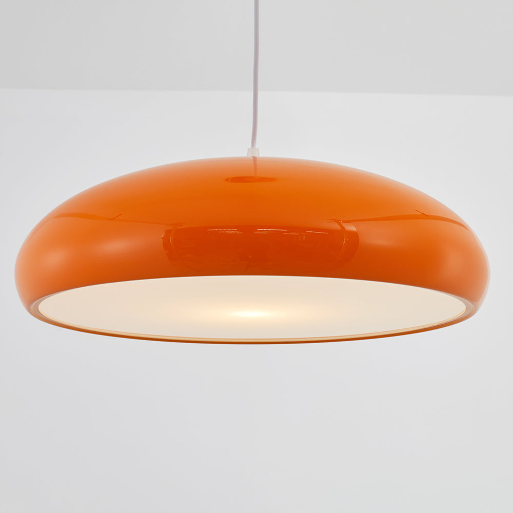 Celestia Round LED Pendant Lamps - Modern White Metal Lighting for Bedrooms & Living Rooms 20