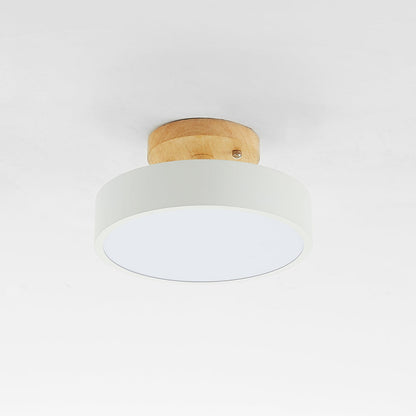 Alaric Modern LED Ceiling Lamp - Stylish Wood & Acrylic Design for Cozy Lighting 19