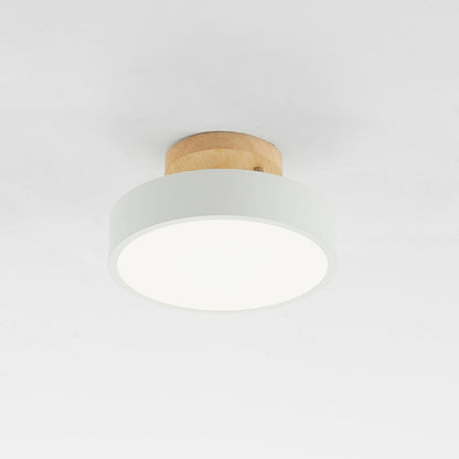 Alaric Modern LED Ceiling Lamp - Stylish Wood & Acrylic Design for Cozy Lighting 20