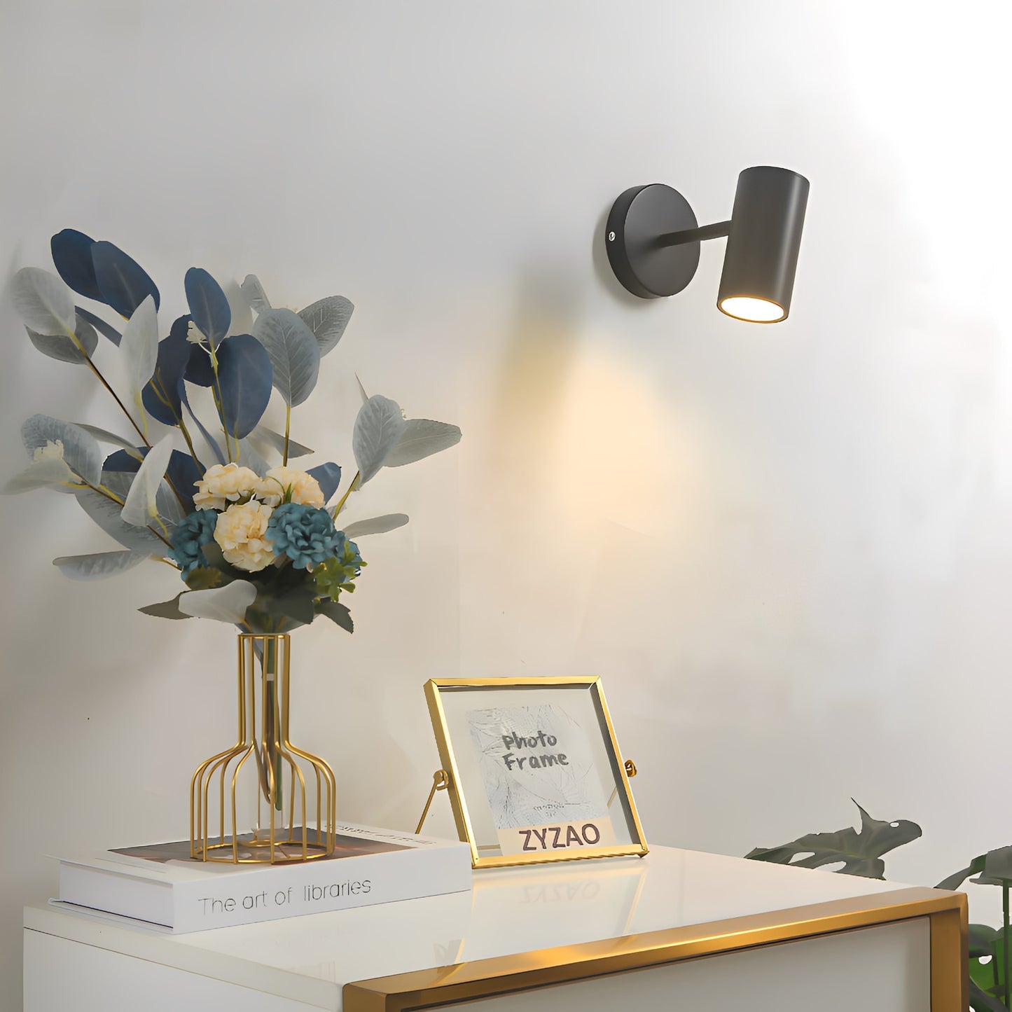 Nordic LED Wall Lamp with Adjustable Head – Minimalist Design for Warm Ambience 3