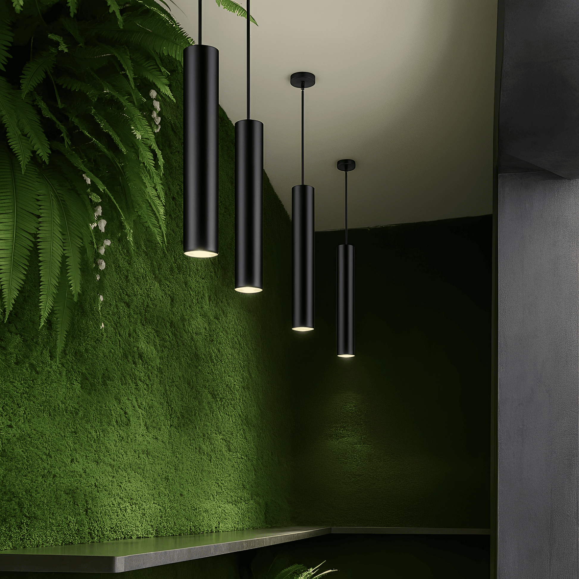 Linoir – Slim Black LED Pendant Light with Adjustable Cord – Modern Lighting for Elegant Spaces 1
