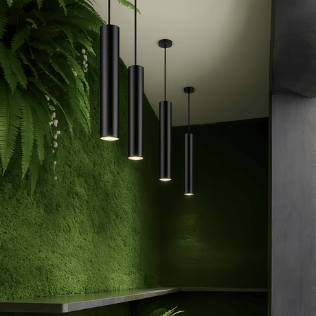 Linoir – Slim Black LED Pendant Light with Adjustable Cord – Modern Lighting for Elegant Spaces 1