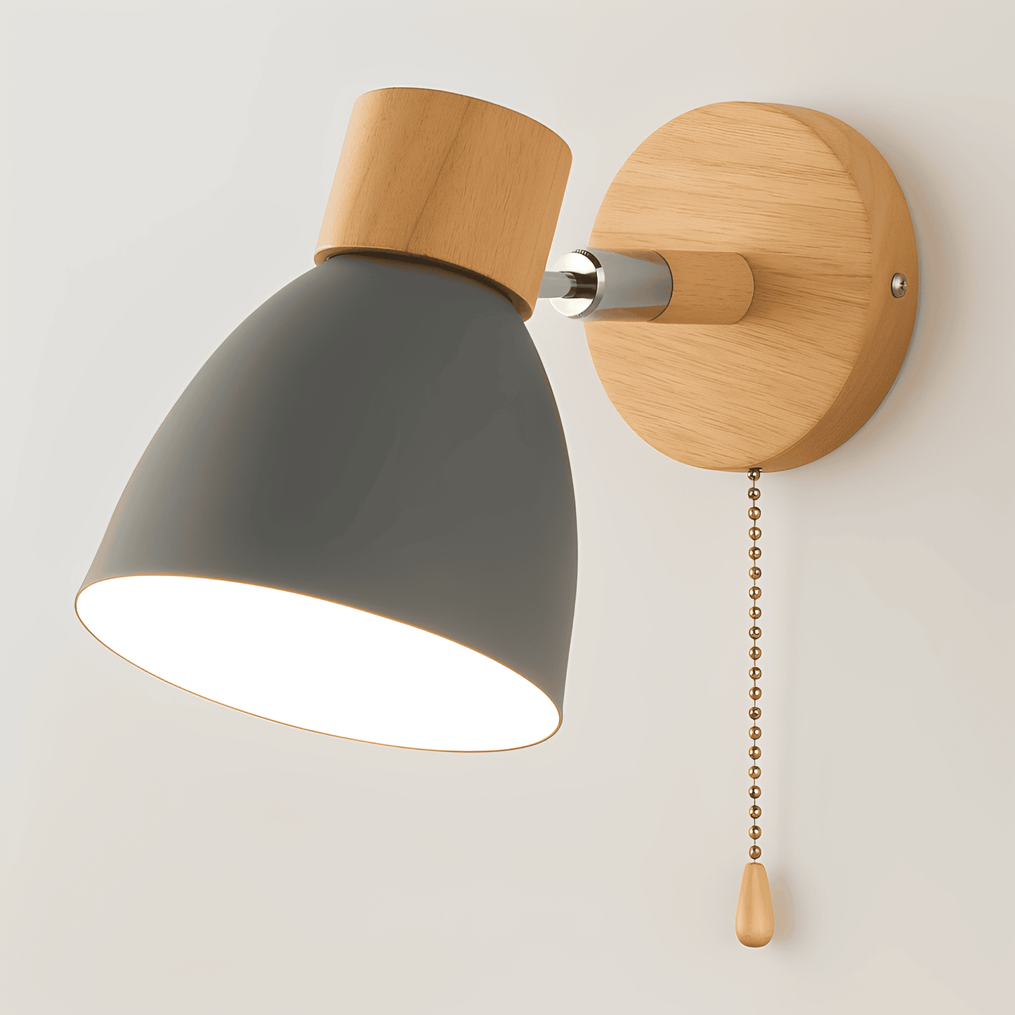 LoftBeam | Stylish Wall Lamp with Wood & Iron Design – Perfect for Cozy Interiors 5
