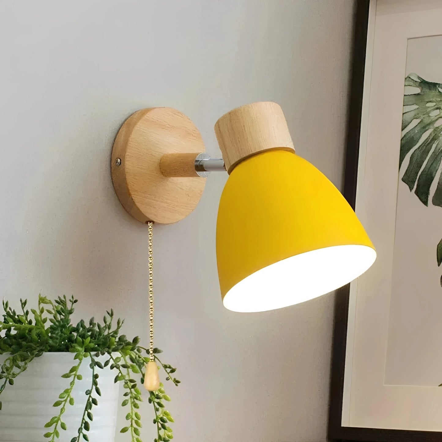 LoftBeam | Stylish Wall Lamp with Wood & Iron Design – Perfect for Cozy Interiors 1