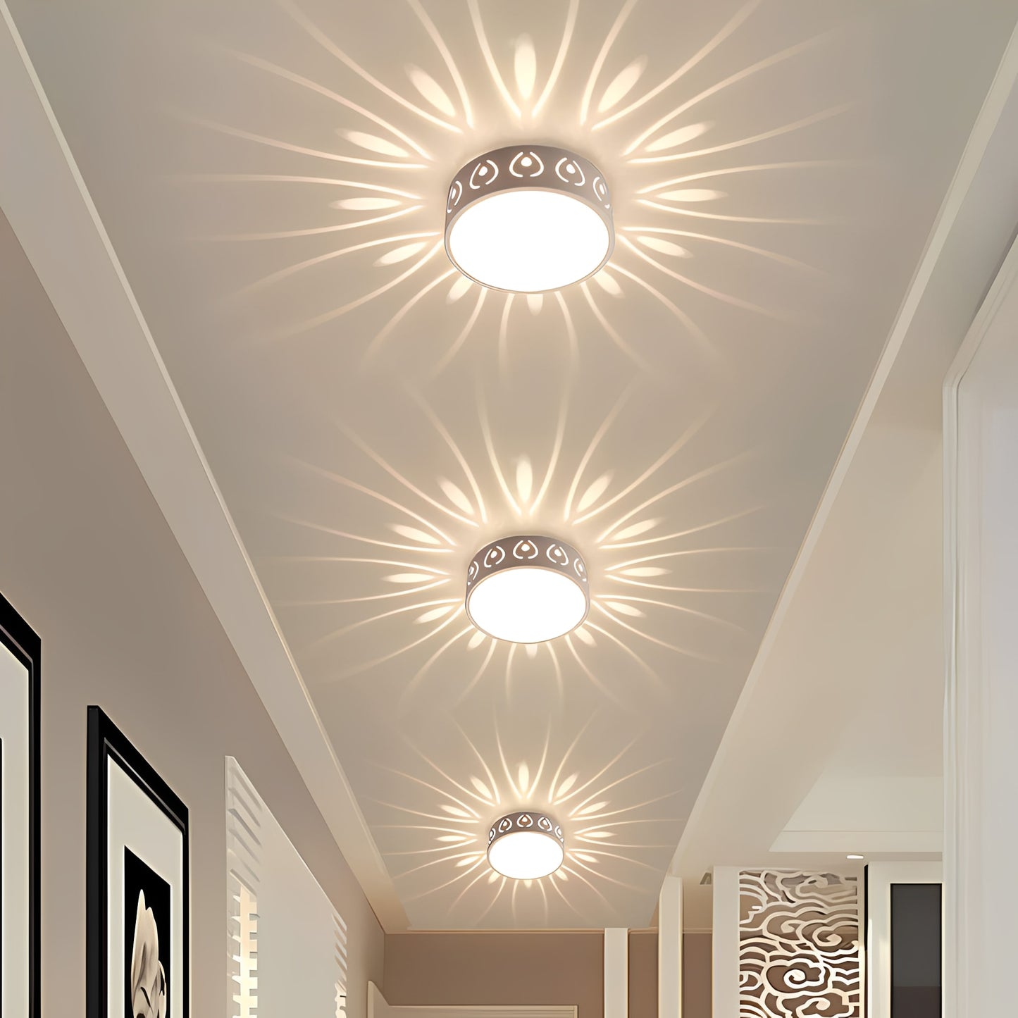 LumiForm – Minimalist LED Ceiling Light with Soft Illumination – Ideal for Modern Interiors 4