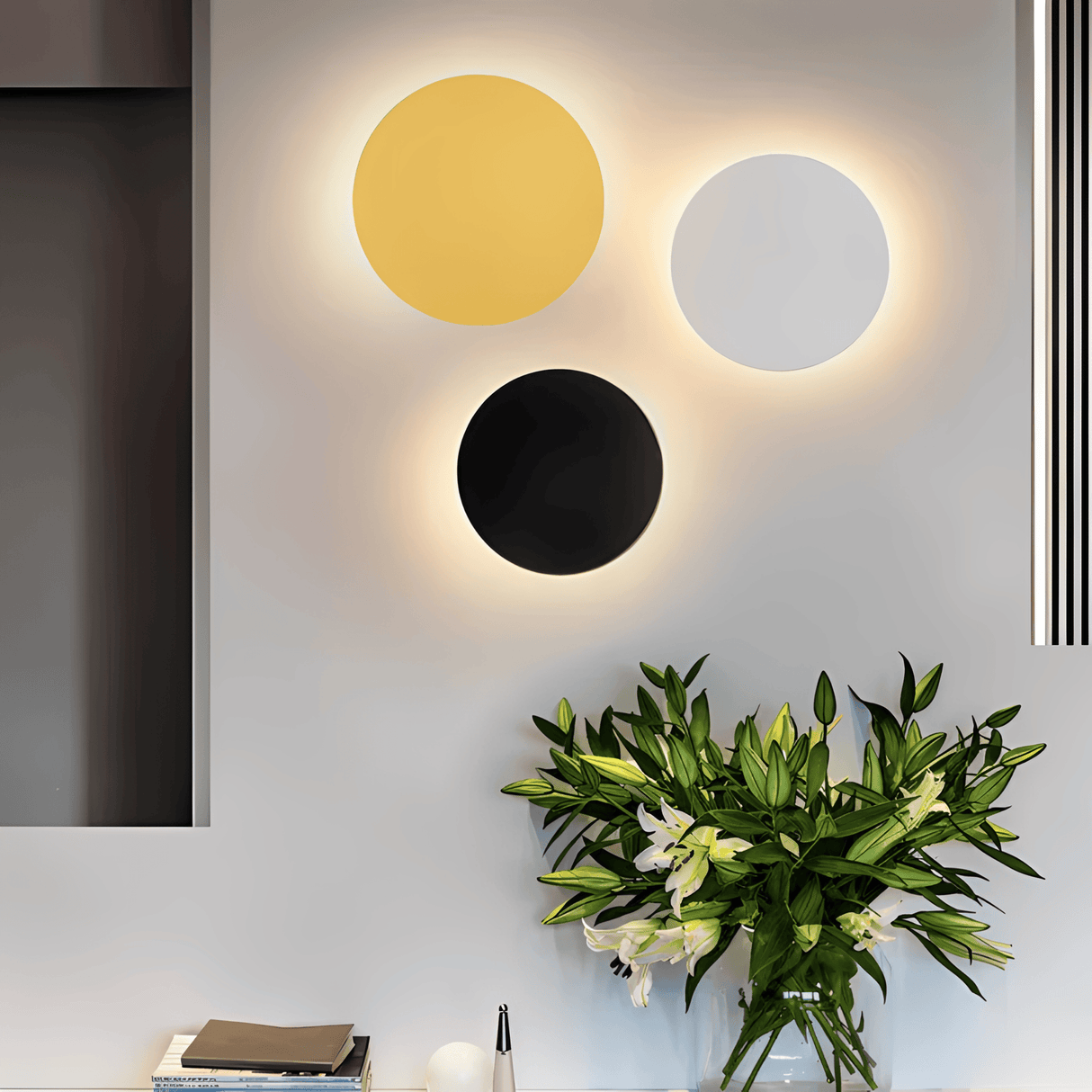 LumoLite – LED Wall Lamp with Round Design & Warm White Light – Modern Illumination for Any Space 4
