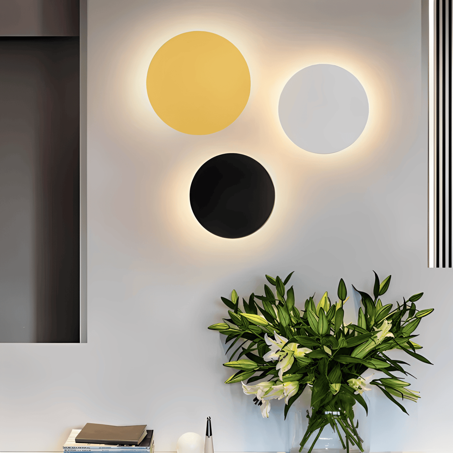 LumoLite – LED Wall Lamp with Round Design & Warm White Light – Modern Illumination for Any Space 4