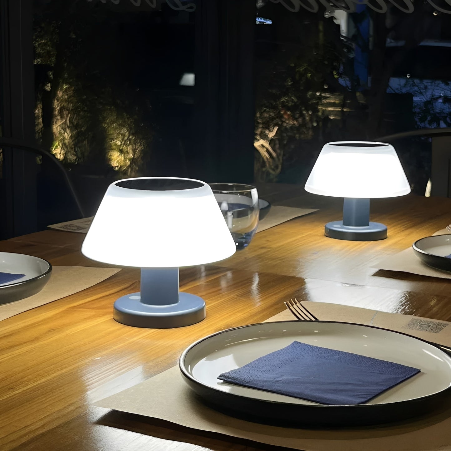 Lunava | Solar-Powered LED Table Lamp with Cordless Design – Eco-Friendly Lighting for Indoor and Outdoor Use 1