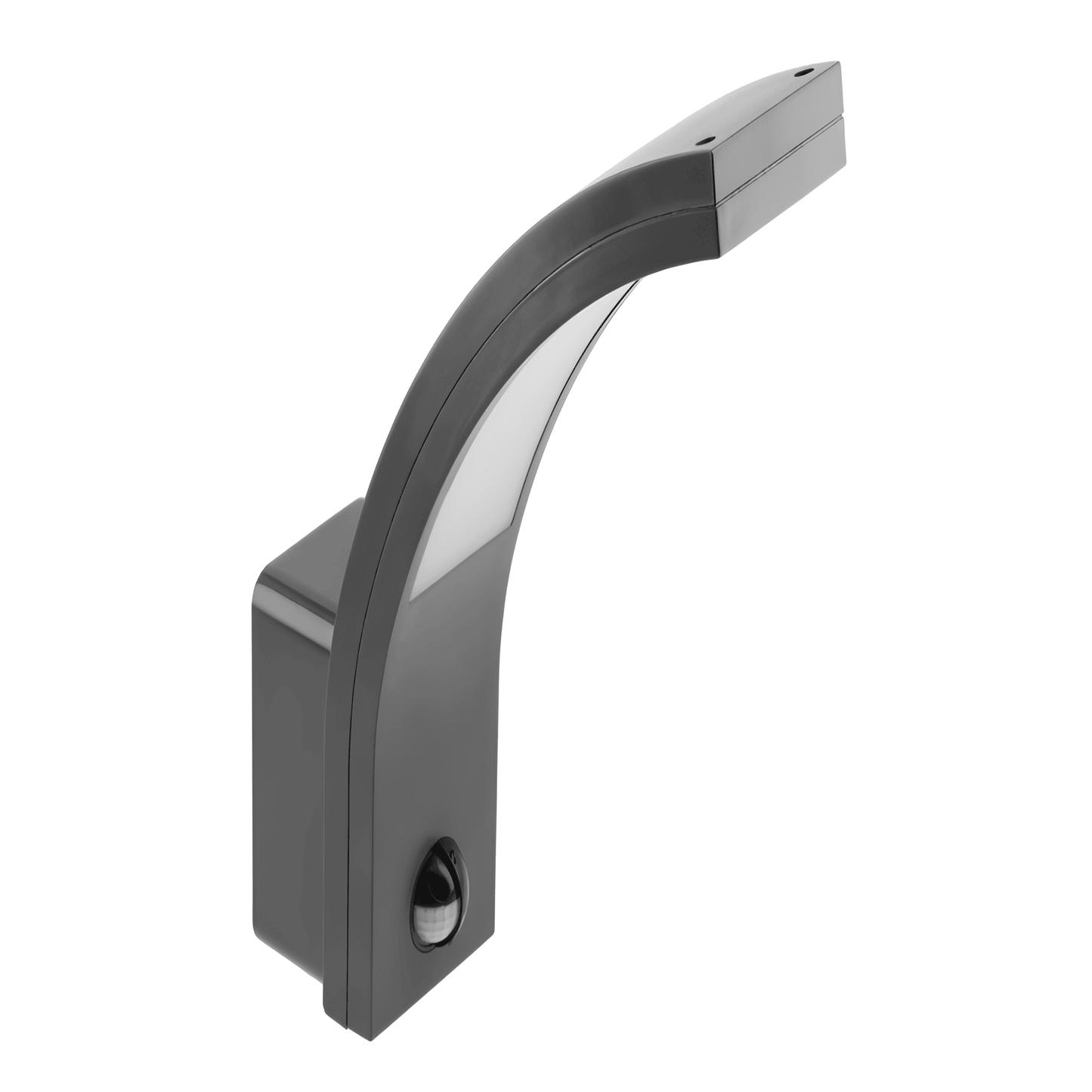 Lunox | Black Curved LED Wall Lamp with Motion Sensor – Modern Design for Outdoor Security 2