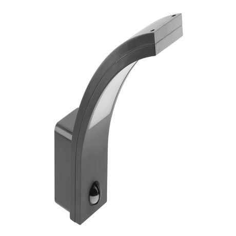 Lunox | Black Curved LED Wall Lamp with Motion Sensor – Modern Design for Outdoor Security 2