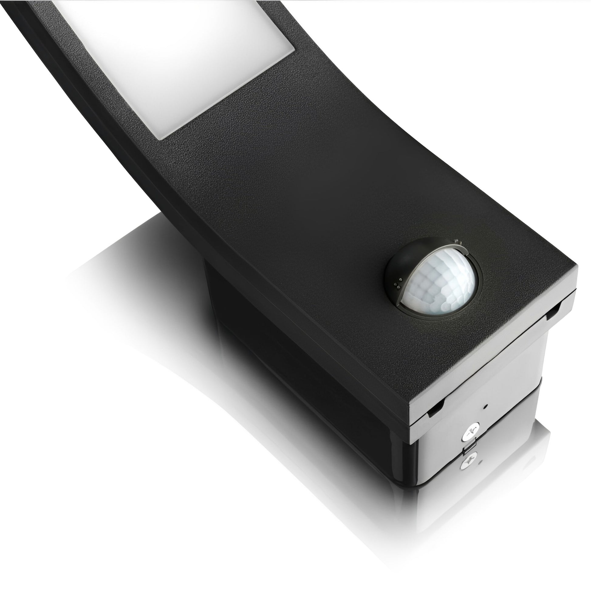 Lunox | Black Curved LED Wall Lamp with Motion Sensor – Modern Design for Outdoor Security 6