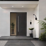 Lunox | Black Curved LED Wall Lamp with Motion Sensor – Modern Design for Outdoor Security 8