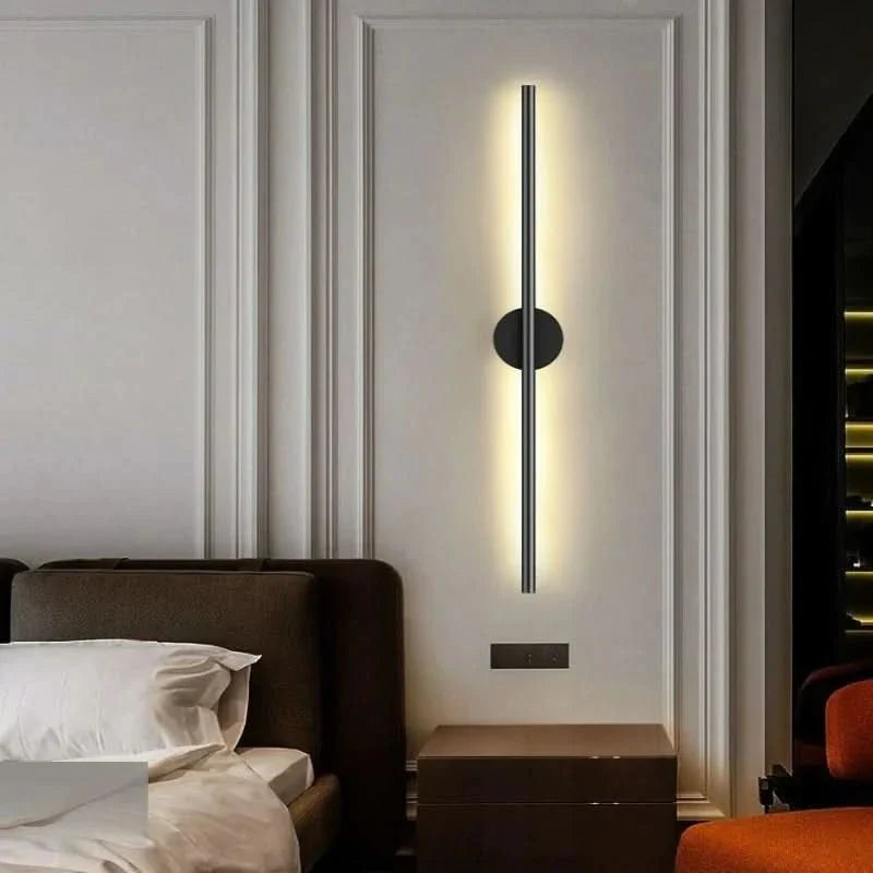 Vertical LED Wall Sconce Modern Bar