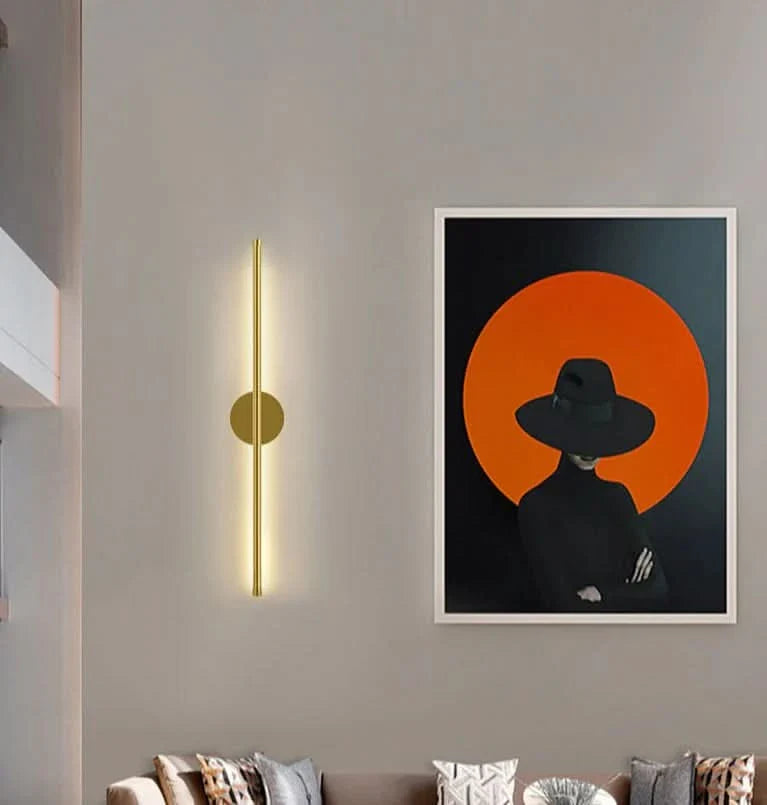 Vertical LED Wall Sconce Modern Bar