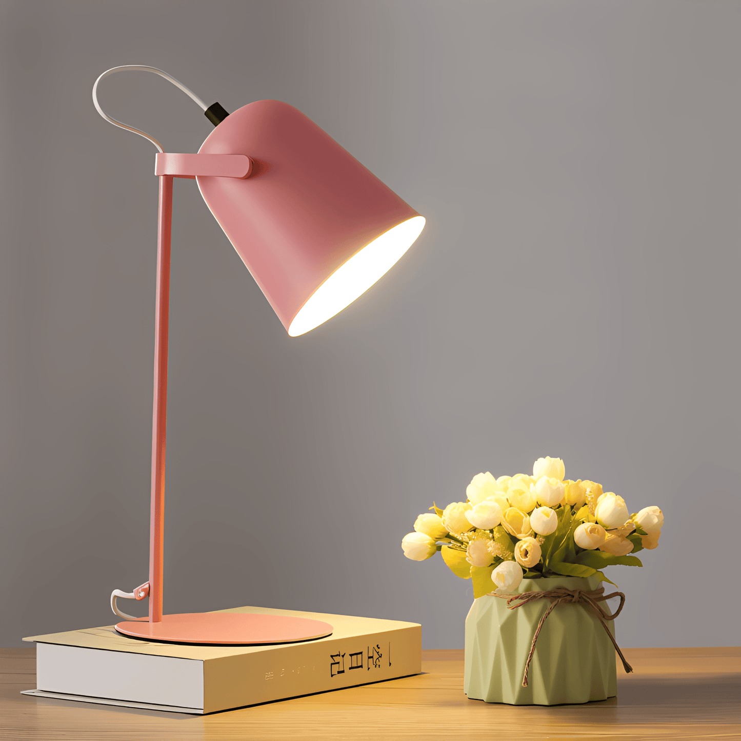 Modern Design Rotating Table Lamp with Adjustable Angle – Eye-Friendly Lighting for Reading and Relaxing 1