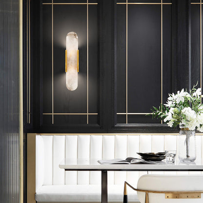 Serenova Alabaster Wall Sconce