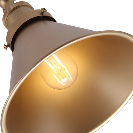 Midora | Adjustable Metal Wall Lamp with Brass Arm & Black Shade – Versatile Lighting for Modern Spaces 10