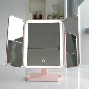 Miralux – LED Makeup Mirror with Adjustable Brightness & 360° Rotation for Flawless Application 1